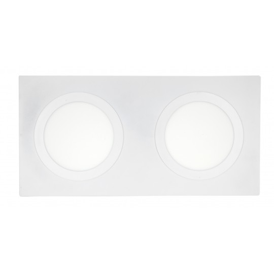 Plafón Seneca rectangular blanco LED 36W 4000K Fabrilamp